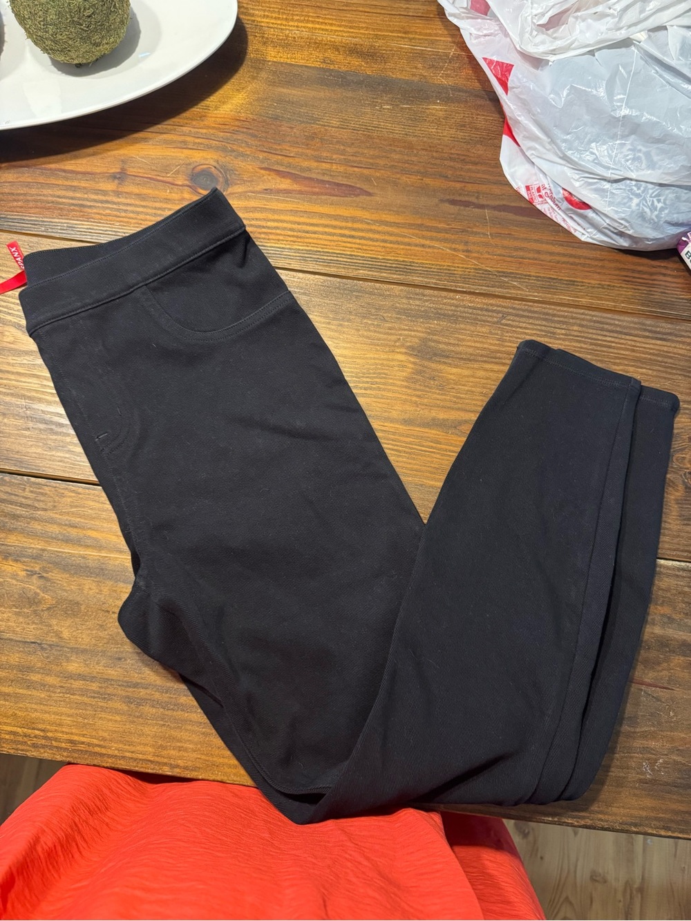 SPANX Black High-Rise Leggings
